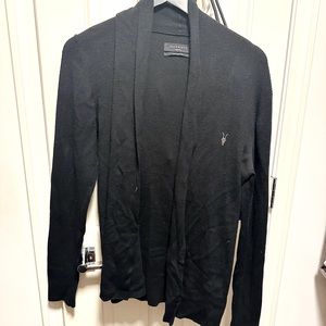 Allsaints Mode Slim Fit Wool Cardigan - size M